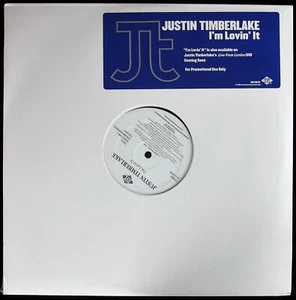 JUSTIN TIMBERLAKE "I'M LOVIN' IT" 2003 12" PROMO VINYL SINGLE 2 MIXES *SEALED* - Picture 1 of 5