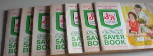 7 Vintage S&H Green Stamps Saver Books filled With Stamps - Picture 1 of 2