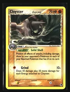 Pokemon CLOYSTER DELTA SPECIES 14/101 (2006 Dragon Frontiers) LP/NM - Picture 1 of 2