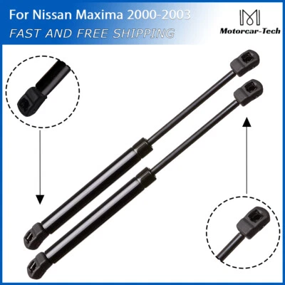 Qty2 New Front Hood Lift Supports Shocks Struts Fits Nissan Maxima 2000-03 Sedan Foto 1 de 4