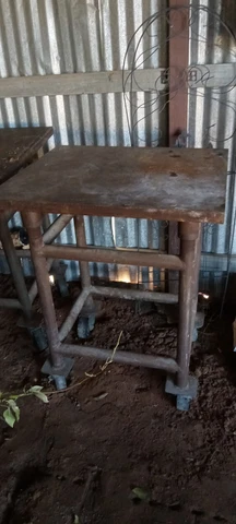2 Antique Printers Turtle Tables for $450 Cover