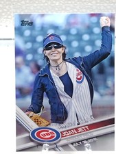 JOAN JETT 2017 Topps FIRST PITCH Insert Card #FP-8 Cubs Wrigley Field Runaways