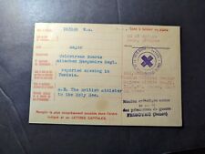 1943 Switzerland Red Cross Postcard Cover to Geneva Switzerland
