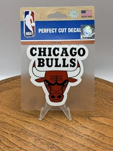 NBA Chicago Bulls - Perfect Cut Aufkleber 4"x4" - offiziell lizenziert - NEU - Bild 1 von 2