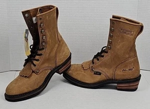 Stivali donna Adtec Tan 8'' Packer 8224 taglia 7 1/2 - Foto 1 di 14