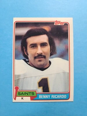BENNY RICARDO 1981 TOPPS FOOTBALL CARD # 306 G8468 - Image 1 of 2