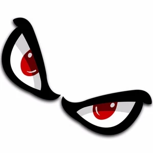 VINYL STICKERS ANGRY EYES AUTO MOTO GP CAR BIKE MOTORCYCLE RACING TUNING B 66 - Bild 1 von 1