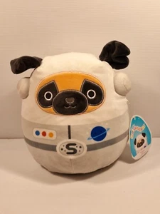 Squishmallows Space Squad Prince the Astronaut Pug Dog Cuddly  Toy Plush 29cm - Picture 1 of 6