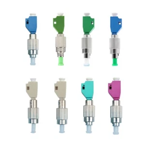 LC Female to FC Male UPC APC SM/MM OM3 OM4 Fiber Optical Adapter Optic Converter - Afbeelding 1 van 16