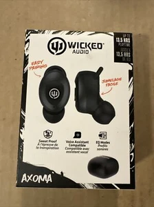 Nuevos auriculares inalámbricos Wicked Audio Axoma, auriculares con estuche de carga - Imagen 1 de 8