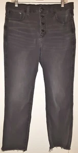 FA'20 RE-IMAGINED: J CREW DENIM HIGH-RISE VINTAGE STRAIGHT JEANS DAMEN 32 grau - Bild 1 von 6