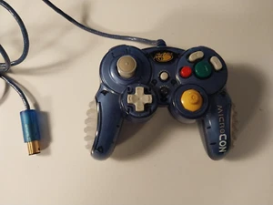 MadCatz MicroCon Macro Button Nintendo GameCube Controller Blue - Picture 1 of 4