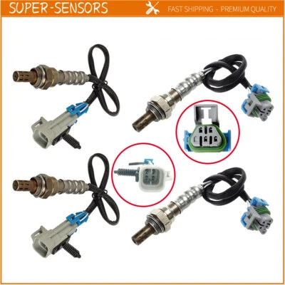Sensor de oxígeno ascendente + descendente 4 piezas para GMC Acadia 2007-08/2008 Buick Enclave 3,6 L Foto 1 de 4