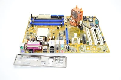 ASUS A8N5X Motherboard AMD Socket 939 ATX I/O Shield and Northbridge Heatsink - Image 1 of 4