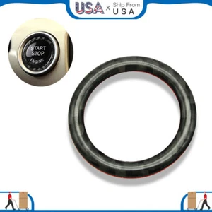 Cubierta de anillo de botón interior de motor de fibra de carbono para BMW Serie 3 E90 E92 E93 - Imagen 1 de 9