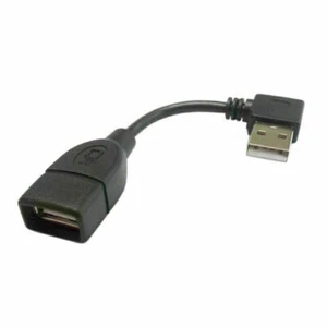 Câble rallonge USB 2.0 coudé droit 90 D type A mâle vers femelle 0,1 m 480 Mbps - Photo 1 sur 5