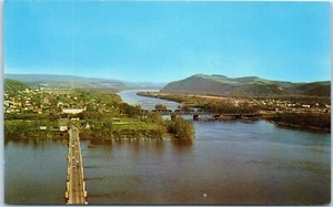 View Toward Danville Pa. from Lookout Park on Blue Hill Postcard - Picture 1 of 2