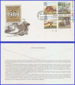 USA3 #2434-37 U/A ARTMASTER FDC PB4 Traditional Mail Delivery - Picture 1 of 1
