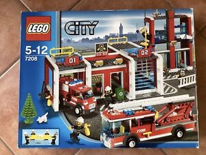 LEGO CITY: Große Feuerwehr-Station (7208) | Vollständig mit OVP, BA und Figuren