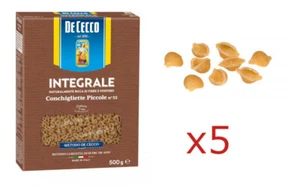 PASTA DE CECCO CONCHIGLIETTE GRANO DURO INTEGRALE FONTE DI FIBRE 5 PEZZI 2,5kg - Imagen 1 de 3