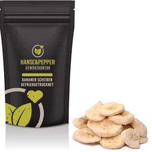 250g Bananen gefriergetrocknet Bananenchips Bananen Scheiben Bananen Chips - Bild 1 von 5