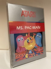 Ms. Pac Man Atari 2600 Factory Sealed Brand New With Hang Tab Protector