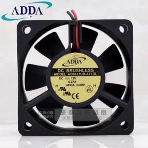 ADDA AD0612UB-A71GL 6025 DC12V 0.27A 6CM 2-Wire Dual Ball Cooling Fan - Picture 1 of 2