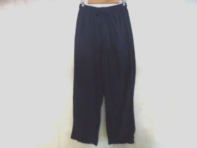 Men's STAFFORD ‘Essentials’ Navy Blue Fleece Sleepwear/Lounge Pants ~ Size = L - Image 1 of 4