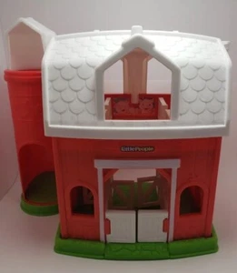 Fisher Price Little People Farm Barn with Sounds Red Silo 2014 Tested and WORKS! - Picture 1 of 5