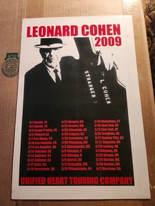 Leonard Cohen Poster Ufficiale Tour 2009 - Foto 1 di 1