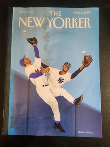 Yankees New Yorker Magazine Apr 2,2007 BRUCE McCALL "Double Take" Doyle B52 - Imagen 1 de 6