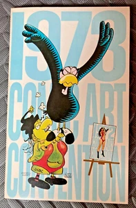 1973 COMIC ART CONVENTION Program FN Broom Hilda Cover with Insert - Picture 1 of 2