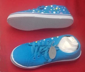 Ladies shoes dappers pumps trainers Georgie Porgy comfortable canvas womans Blue - Bild 1 von 2