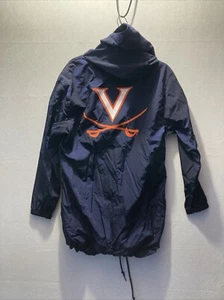 Pink Victorias Secret Windbreaker Jacke Damen XS S Virginia Cavaliers Navy - Bild 1 von 8