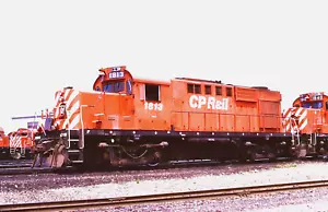 ORIGINAL KODACHROME SLIDE CANADIAN PACIFIC RS-18U #1813 TORONTO, AM 20.07.1991 - Bild 1 von 1