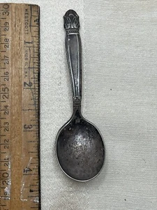 Holmes and Edwards IS Small Silverplate Baby Spoon 4” Antique VTG - Picture 1 of 3