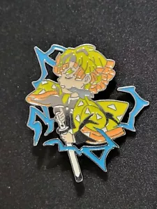 Demon Slayer Corps Zenitsu Agatsuma Emaille Pin Metall Abzeichen Figur Anime - Bild 1 von 4