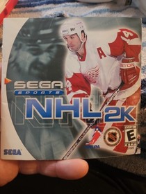 Sega Dreamcast Video Game Manual Sega Sports NHL2K Hockey Vintage Instructions