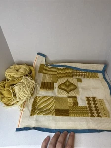 Unfinished Vintage Needle Point - Picture 1 of 5