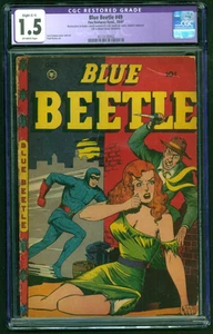BLUE BEETLE #49 CGC 1.5 Kamen clásico GGA cubierta presenta bien asequible - Imagen 1 de 2