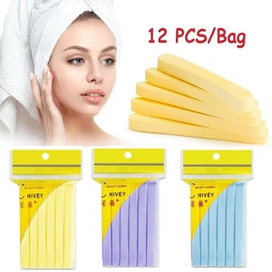 Skin Care Tool Makeup Remove Pad Compressed Sponge Exfoliating12pcs/Bag _ - Picture 1 of 16