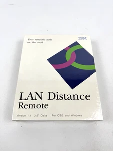 Vintage Raro IBM LAN Distanza Telecomando Versione 1.1 3.5" Dischetti OS/2 Nuovo Sigillato - Foto 1 di 6