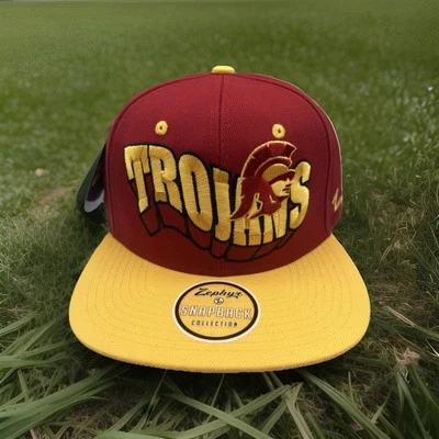 USC Trojans Hat Zephyr Z  Hat "Grafitti Graphics" High Profile Snapback Cap H12 - Image 1 of 4