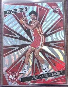 ZACCHARIE RISACHER 2024-25 Panini Revolution Astro RC #104 Rookie Atlanta Hawks - Picture 1 of 2