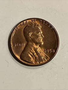 GLÄNZEND! 1958 One Cent Lincoln Penny. A1 - Bild 1 von 3