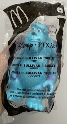 NEW Disney Pixar Monsters Inc Sully Sulley 6.5” 2005 McDonalds Toy #6 Sealed NIP - Image 1 of 3
