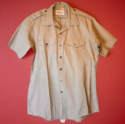 Flying Cross Button Up Short Sleeved Uniform Shirt With Epaulets 16.0 - Image 1 of 4