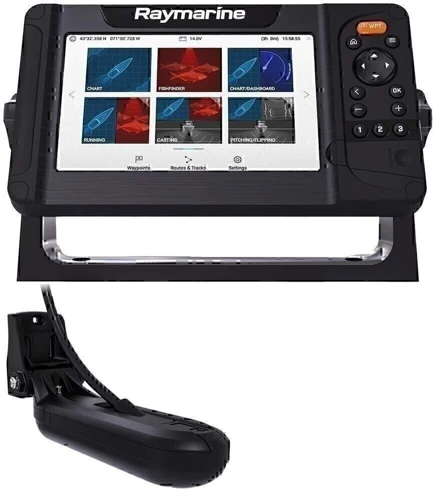Raymarine Element 7 HV Combo w/HV-100 Transducer Nav+ US Ca. [E70532-05-NAG] - Image 1 of 4