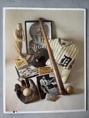 Sealed Ty Cobb Georgia Peach 1993 MLB Picture Photo Detroit Tigers  - Image 1 of 4