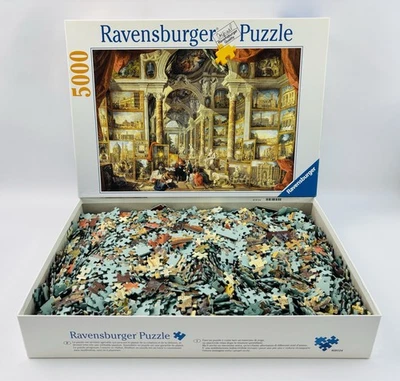 Ravensburger 5000-Piece Jigsaw Puzzle of Views of Modern Rome by Giovanni Panini - Image 1 of 4